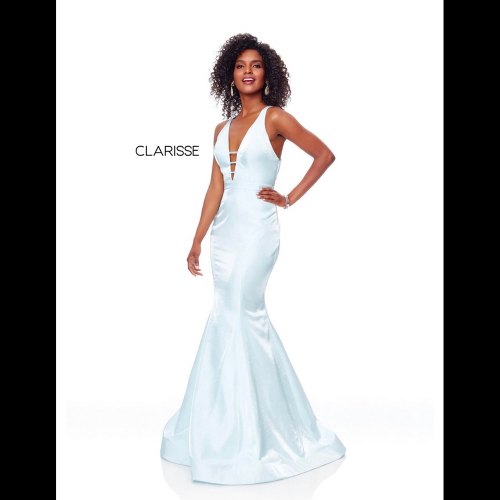 Clarisse Mint Mermaid Gown NWOT